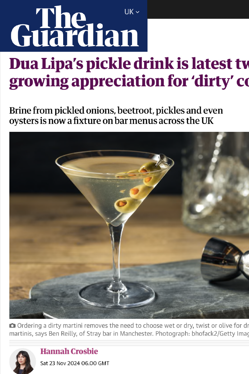 Press feature in The Guardian